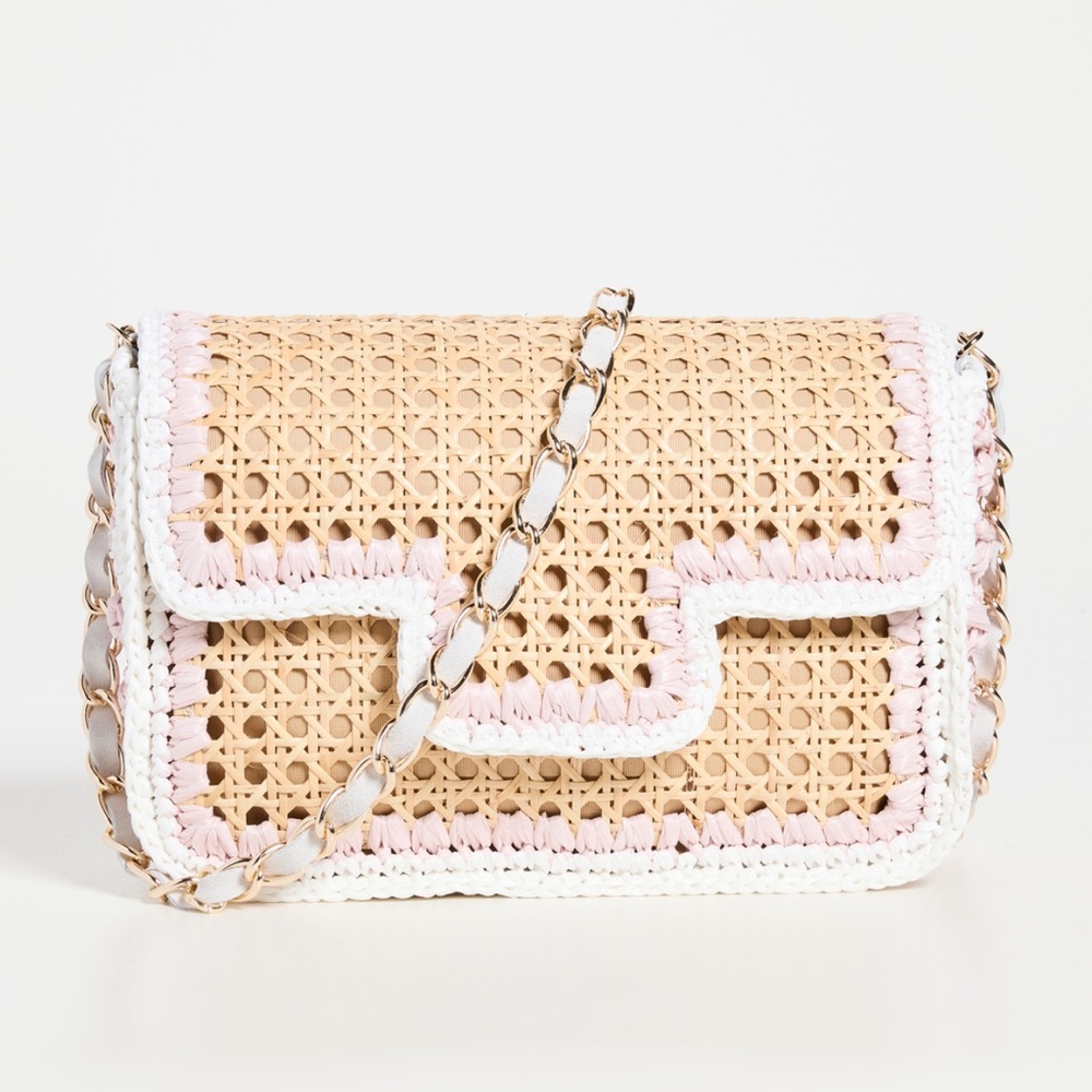 Caterina Bertini Woven Shoulder Bag
